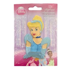 Disney’s Princess Cinderella Portrait Iron on Embroidered Applique Patch